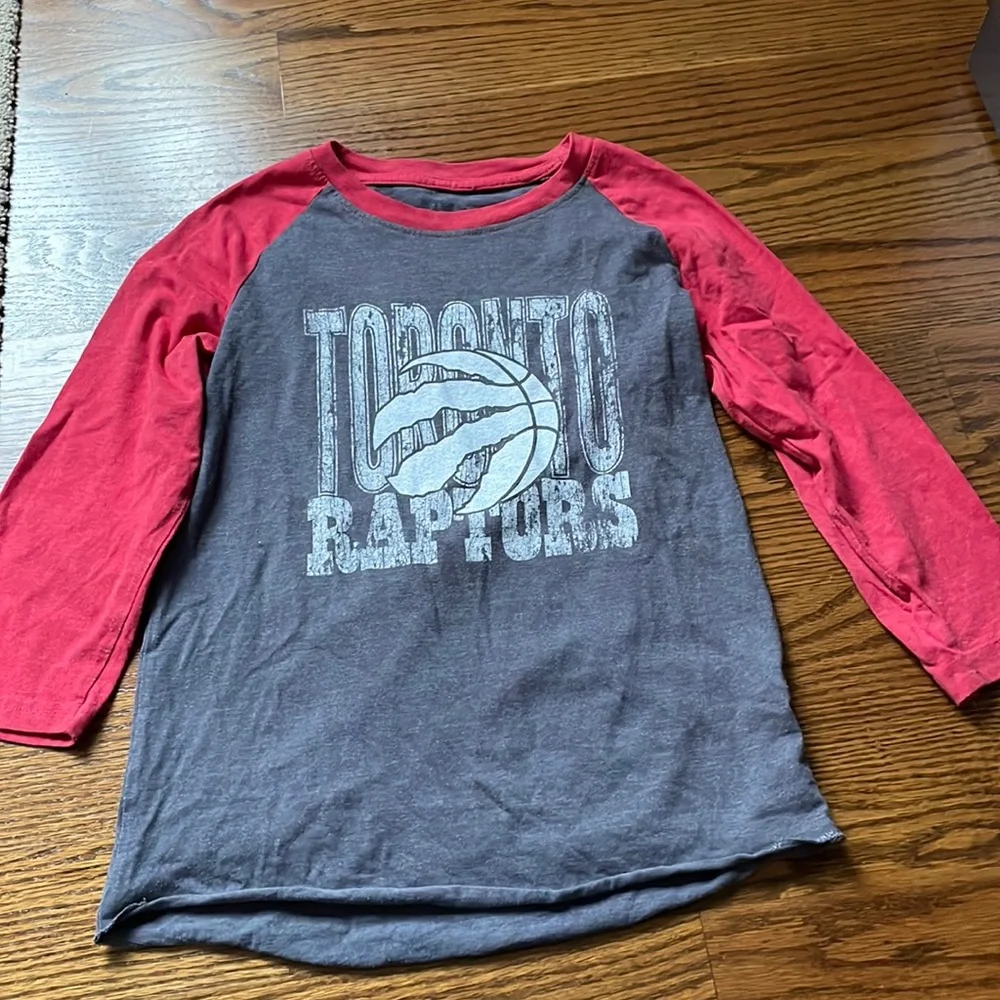 Raptors NBA Raglan T - Picture 1 of 4